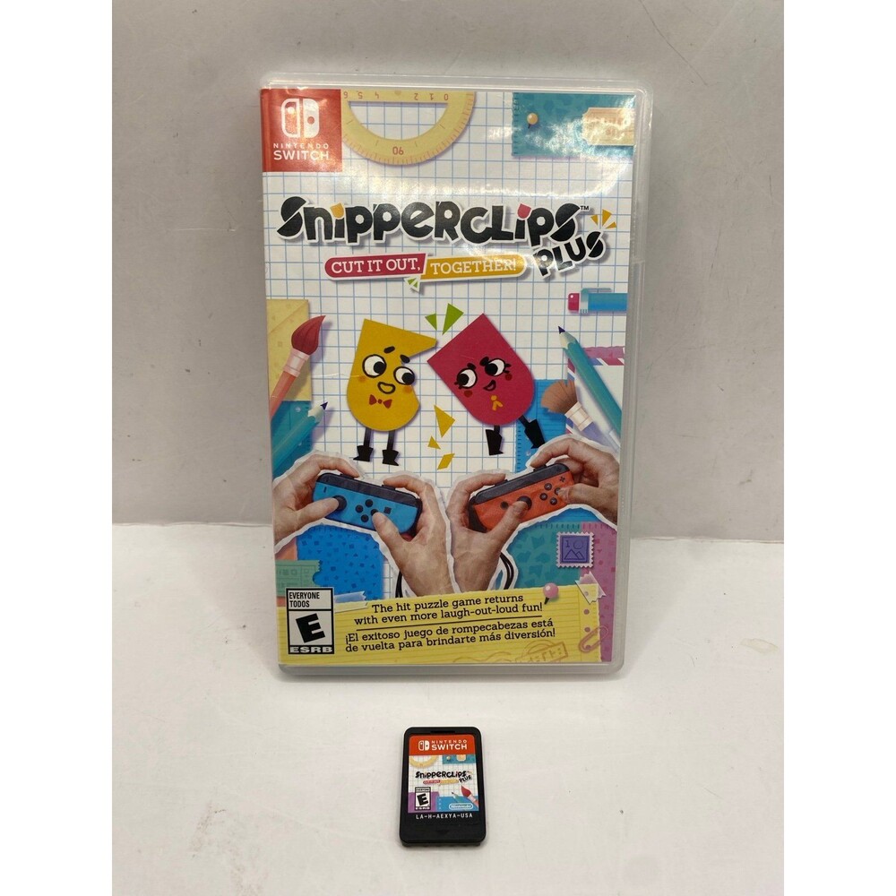 Snipperclips Plus: Cut It Out, Together Nintendo Switch Snipper Clip In Case